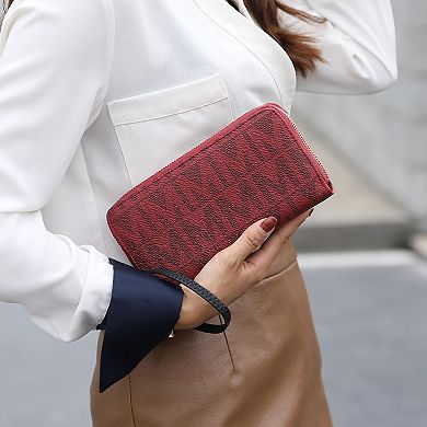 MKF Collection Danielle Milan M Signature Wallet Wristlet by Mia K