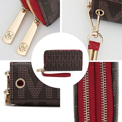 MKF Collection Danielle Milan M Signature Wallet Wristlet by Mia K