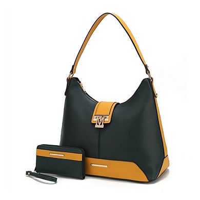 MKF Collection Graciela Hobo Color Block Handbag by Mia k.
