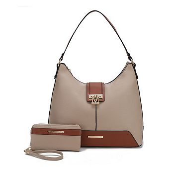 MKF Collection Graciela Hobo Color Block Handbag by Mia k.