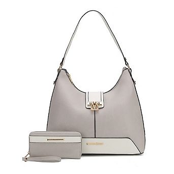 MKF Collection Graciela Hobo Color Block Handbag by Mia k.