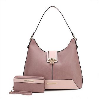 MKF Collection Graciela Hobo Color Block Handbag by Mia k.