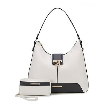 MKF Collection Graciela Hobo Color Block Handbag by Mia k.