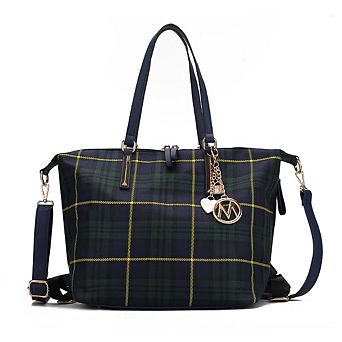 MKF Collection Layla Tote and Backpack for Women Multicomparment by Mia k.