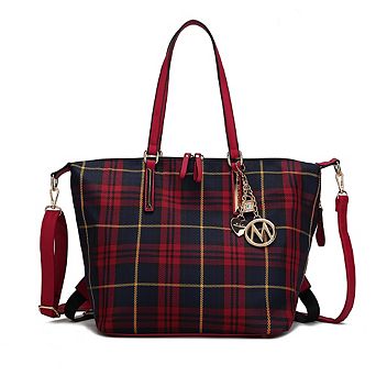 MKF Collection Layla Tote and Backpack for Women Multicomparment by Mia k.