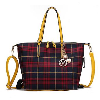 MKF Collection Layla Tote and Backpack for Women Multicomparment by Mia k.