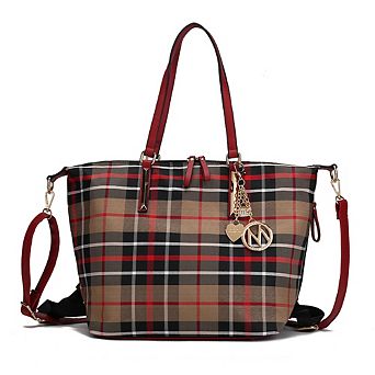 MKF Collection Layla Tote and Backpack for Women Multicomparment by Mia k.