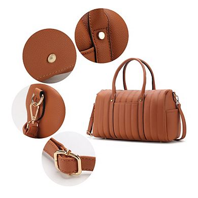 MKF Collection Luana Quilted Women’s Duffle Bag by Mia K