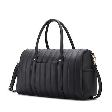 MKF Collection Luana Quilted Women’s Duffle Bag by Mia K