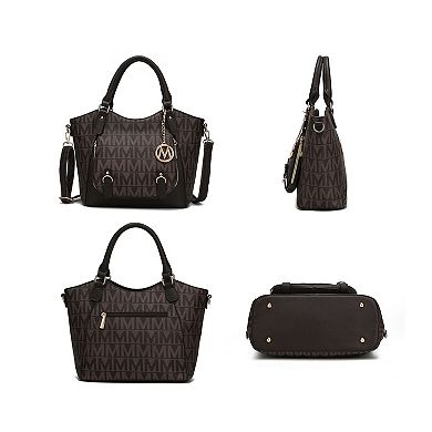 MKF Collection Fula Women's Signature Satchel Bag by Mia K