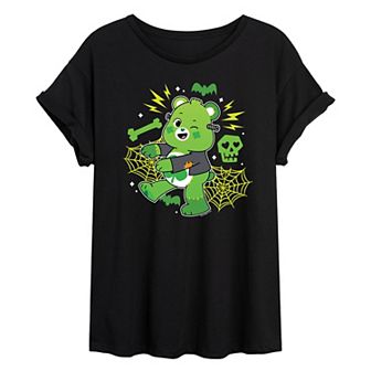 Juniors' Care Bears Unlock The Magic Frankenstein Graphic Tee