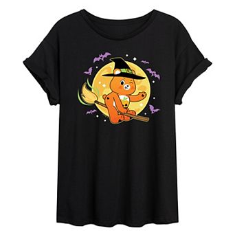 Juniors' Care Bears Unlock The Magic Witch Bear Graphic Tee