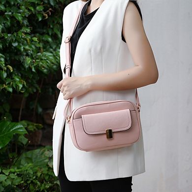 MKF Collection Michaela Vegan Leather Womens Crossbody Shoulder Bag by Mia K