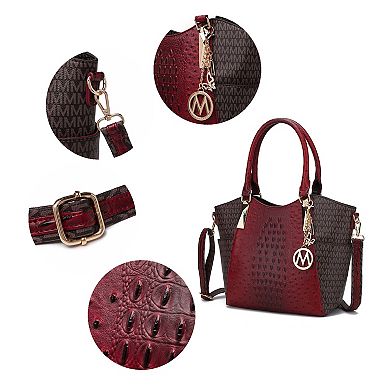 MKF Collection Kristal M Signature Tote Bag by Mia K