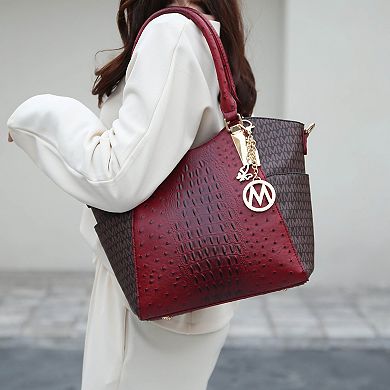 MKF Collection Kristal M Signature Tote Bag by Mia K