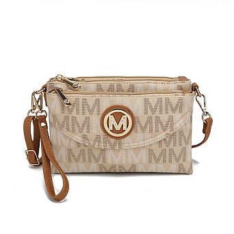 MKF Collection Ishani Five Compartments M Signature Cross-body Bag by Mia K