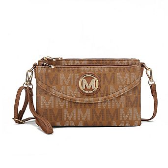 MKF Collection Ishani Five Compartments M Signature Cross-body Bag by Mia K