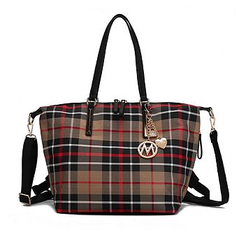 MKF Collection Layla Tote and Backpack for Women Multicomparment by Mia k.