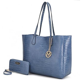 MKF Collection Sadie Oversize Tote Handbag With Wallet Set By Mia K