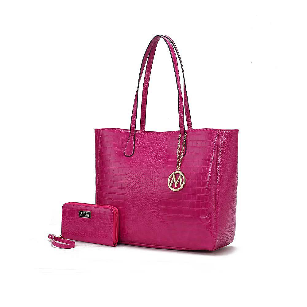 MKF Collection Sadie Oversize Tote Handbag With Wallet Set By Mia K