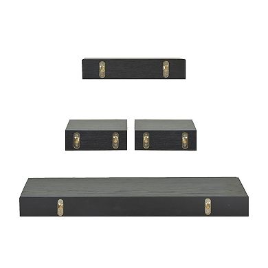 Belle Maison Floating Shelves 4 pc Set