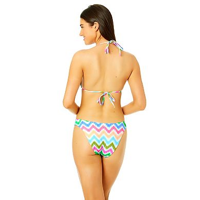 Juniors' Hurley Zig-Zag Print Cheeky French Cut Bikini Swim Bottoms