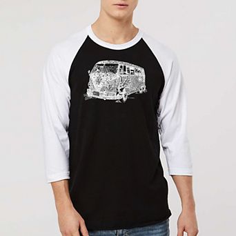 THE 70'S - Men's Raglan Baseball Word Art T-shirt