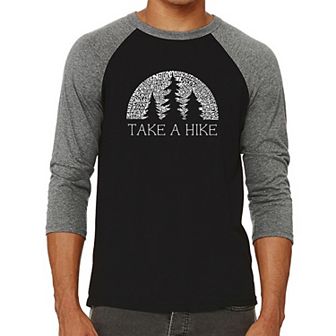 Nature Lover - Men's Raglan Baseball Word Art T-shirt