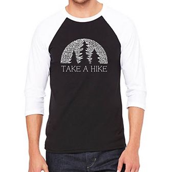 Nature Lover - Men's Raglan Baseball Word Art T-shirt