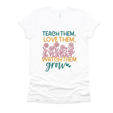 Simply Sage Market Watch Them Grow Flower Garden Short Sleeve Tee