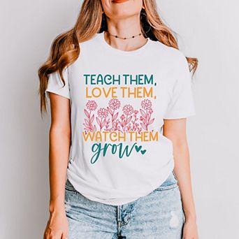 Simply Sage Market Watch Them Grow Flower Garden Short Sleeve Tee