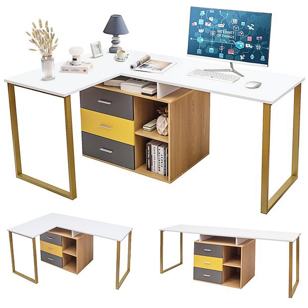 L shaped deals desk kohls