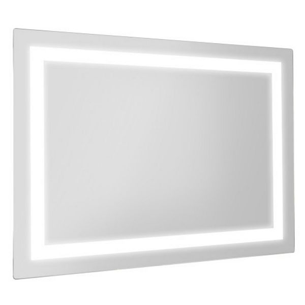 27.5 Inch LED WallMounted Rect Bathroom Mirror with Touch