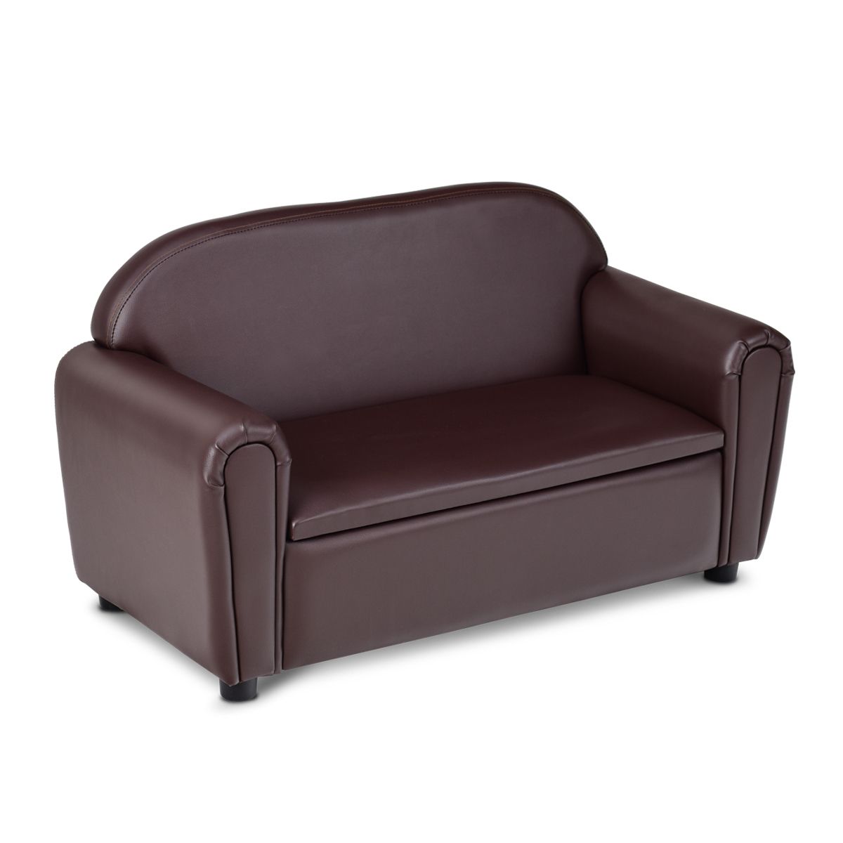 Slickblue Single Sofa Chair with Extra-Thick Padded Backrest and