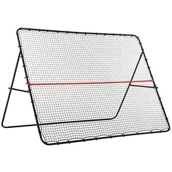 Soozier Adjustable Soccer Rebounder Net, Foldable Bounce Back Net