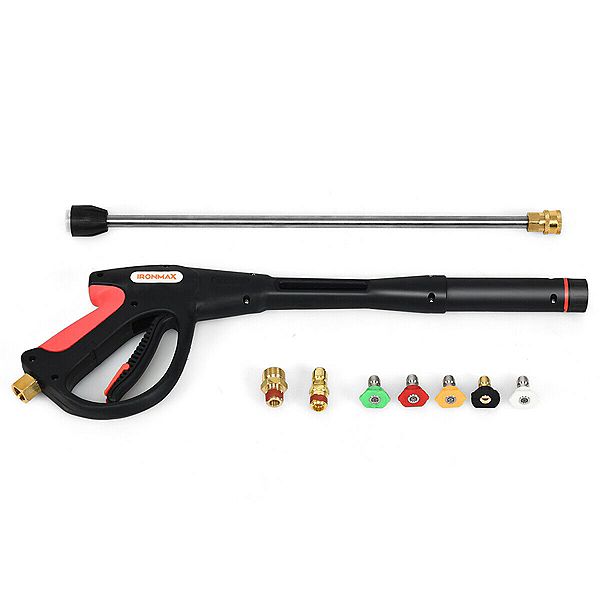 4000 PSI Pressure Washer Gun with 20Inch Extension Wand Lance