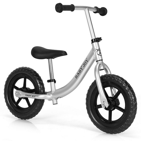 Aluminum Adjustable No Pedal Balance Bike for Kids Black