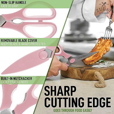 Zulay Kitchen Shears With Protective Cover