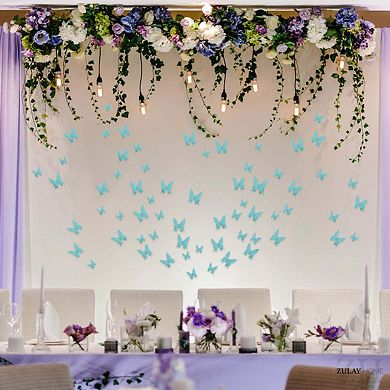 Zulay Home 3D Butterfly Wall Decor - 24pcs Butterfly Decor with 3 Wing Designs