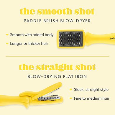 The Smooth Shot Paddle Brush Blow-Dryer