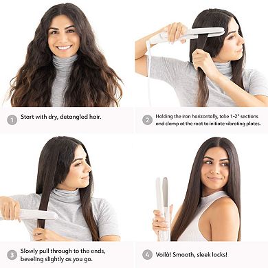 Reserve Vibrating Flat Iron & Detox Dry Shampoo Hair Set