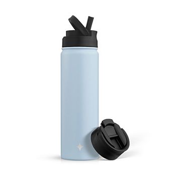 JoyJolt Triple Insulated 22-oz. Water Bottle with Flip Lid & Sport Straw Lid