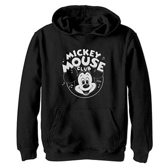 Disney 100th Anniversary Boys Mickey Mouse Club Since 1955 Circle Hoodie
