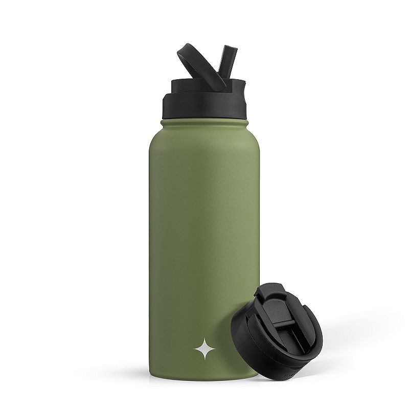 Under Armour Green Hydration Water Bottle 32 oz by Thermos With Screw Top  Lid