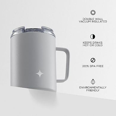 JoyJolt Vacuum Insulated Tumbler with Lid & Handle