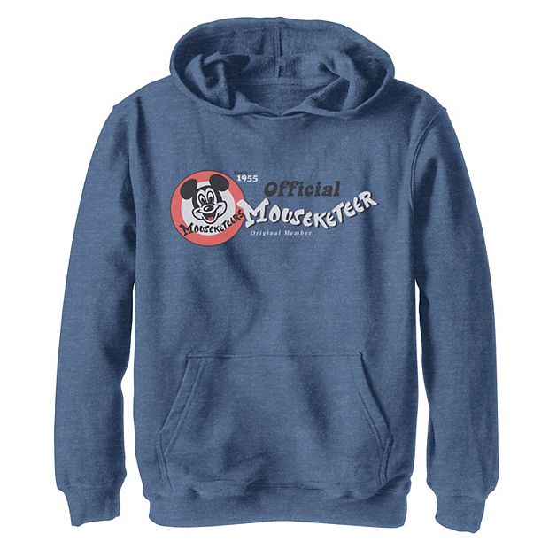 Disney 100th Anniversary Boys Mickey Mouse Club Official Mouseketeer 1955 Hoodie