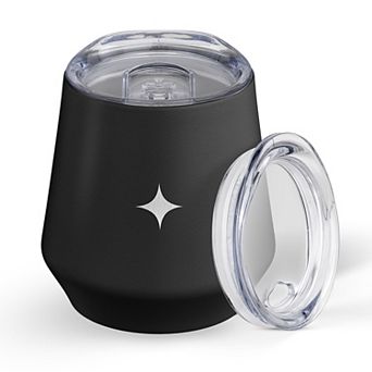 JoyJolt Vacuum Insulated Stemless Wine Tumbler with Lid