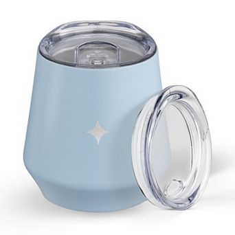JoyJolt Vacuum Insulated Stemless Wine Tumbler with Lid