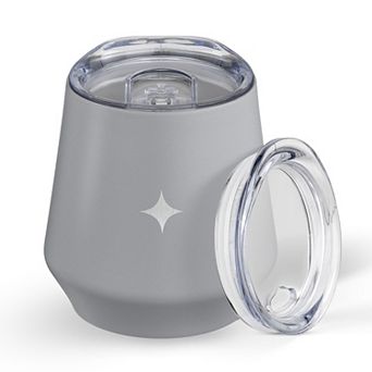 JoyJolt Vacuum Insulated Stemless Wine Tumbler with Lid