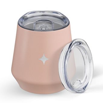 JoyJolt Vacuum Insulated Stemless Wine Tumbler with Lid
